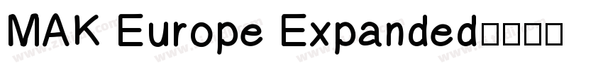 MAK Europe Expanded字体转换